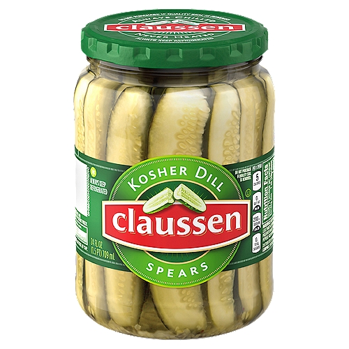 Claussen Kosher Dill Spears, 24 fl oz