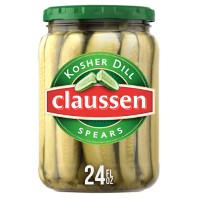 Claussen Kosher Dill Spears, 24 fl oz, 24 Fluid ounce