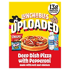 Lunchables Uploaded Deep Dish Pizza with Pepperoni Meal Kit, 1 Each