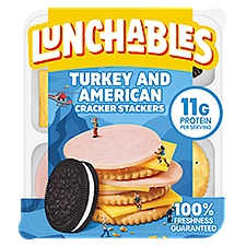 Lunchables Turkey and American Cracker Stackers, 3.2 oz, 3.2 Ounce