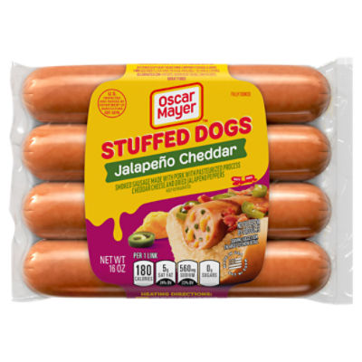 Oscar Mayer Jalapeño Cheddar Stuffed Dogs, 8 ct Pack