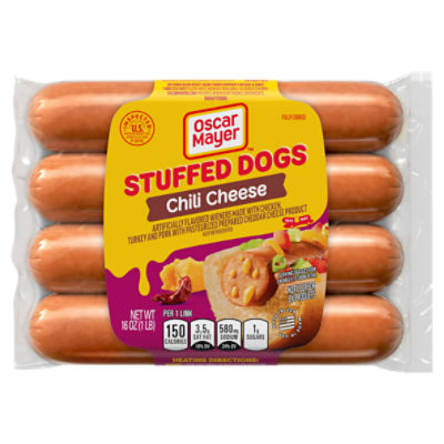 Oscar Mayer Chili Cheese Stuffed Dogs, 8 ct Pack