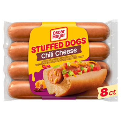 Oscar Mayer Chili Cheese Stuffed Dogs, 8 ct Pack