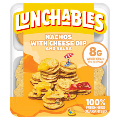 Lunchables Nachos with Cheese Dip and Salsa, 4.4 oz, 4.4 Ounce