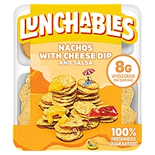 Lunchables Nachos, Cheese Dip & Sals, Lunch Combinations, 4.4 Ounce
