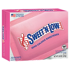 Sweet'N Low Zero Calorie Sweetener, 250 count, 8.8 oz, 8.8 Ounce