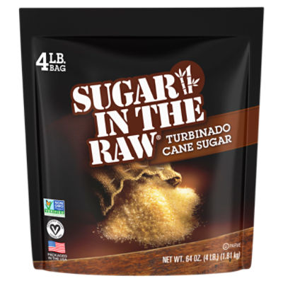 Sugar in the Raw Turbinado Cane Sugar, 64 oz, 4 Pound