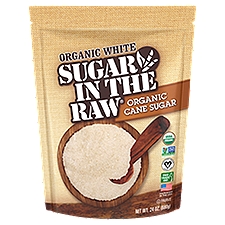 Sugar in The Raw Cane Sugar, Organic White, 24 Ounce