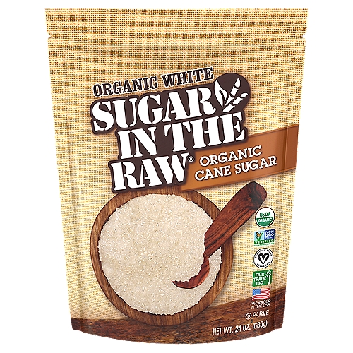 Sugar in the Raw Organic White Cane Sugar, 24 oz