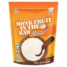 Monk Fruit In The Raw Zero Calorie Sweetener, 16 Ounce