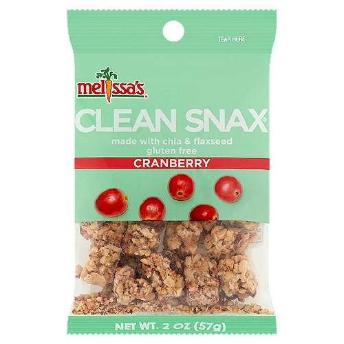 Melissa's Clean Snax Cranberry, 2 oz