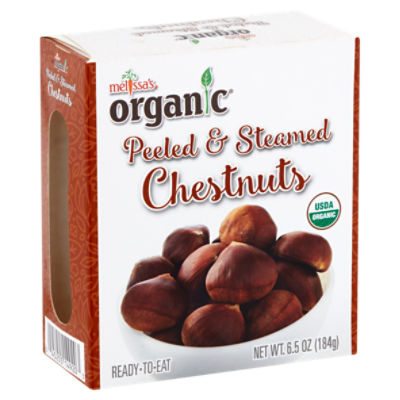 Melissa's Organic Peeled & Steamed Chestnuts, 6.5 oz