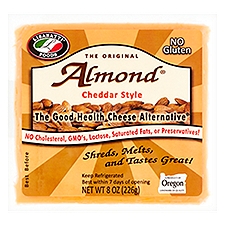 Lisanatti Foods The Original Almond Cheddar Style, Cheese, 8 Ounce