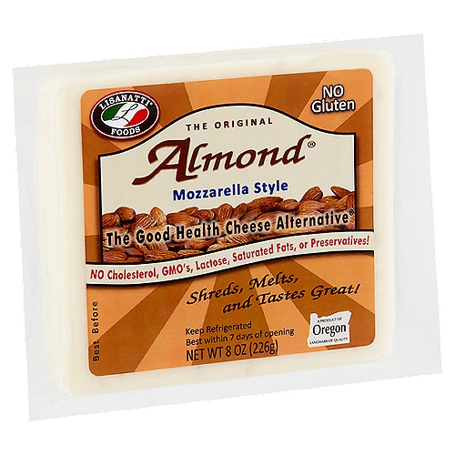 Certified organic almonds are sourced from a US supplier. Contains no cholesterol or gluten.