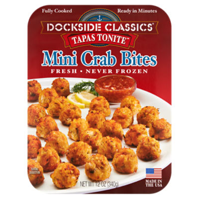 Dockside Classics Tapas Tonite Mini Crab Bites, 12 oz, 12 Ounce