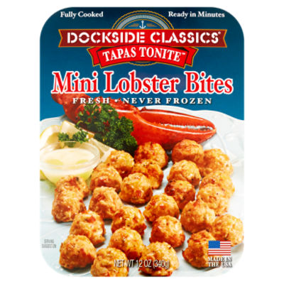 Dockside Classics Tapas Tonite Mini Lobster Bites, 12 oz, 12 Ounce