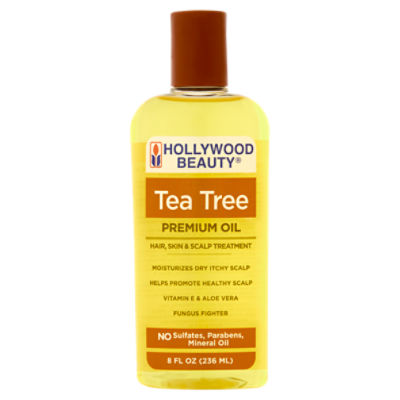 Hollywood Beauty Tea Tree Premium Oil Hair, Skin & Scalp Treatment, 8 fl oz