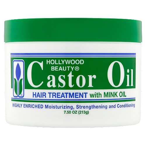 Hollywood Beauty Castor Oil Hair Treatment with Mink Oil, 7.50 oz