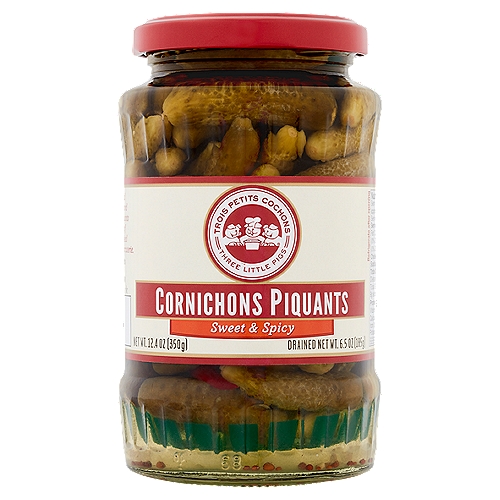 Pickled in the traditional French way in vinegar and spices, Cornichons Piquants are the perfect balance of sweet and spicy - the ideal pairing to pâté and charcuterie.