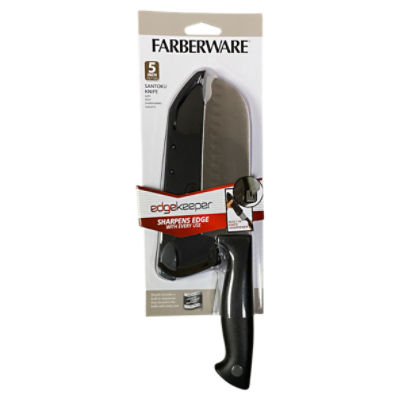 Farberware Edgekeeper 5 inch Santoku Knife with Self Sharpening Sheath