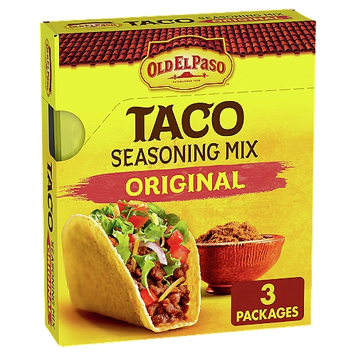 Old El Paso Original Taco Seasoning Mix, 1 oz, 3 count