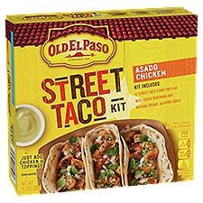 Old El Paso Asado Chicken, Street Taco Kit, 11.3 Ounce