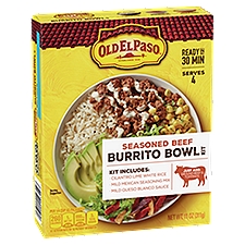Old El Paso Burrito Bowl Kit Seasoned Beef, 11 Ounce