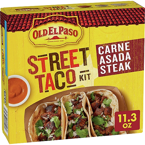Old El Paso Carne Asada Steak Street Taco Kit, 11.3 oz