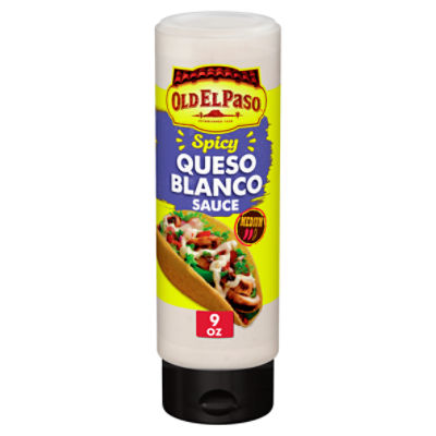 Old El Paso Spicy Queso Blanco Sauce, 9 oz