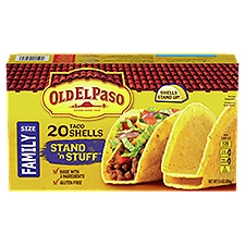 Old El Paso Stand 'N Stuff Taco Shells Family Size, 20 count, 9.4 oz, 9.4 Ounce