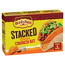 Old El Paso Stacked Queso Crunch Kit, 13.25 oz, 13.25 Ounce