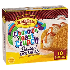 Old El Paso Cinnamon Toast Crunch Dessert Stand 'n Stuff Taco Shells, 10 count, 5.4 oz