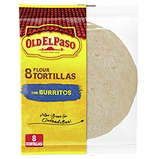 Old El Paso Flour Tortillas for Burritos, 8 count, 11 oz, 11 Ounce