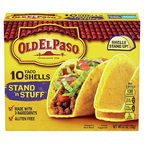 OLD EL PASO Stand 'N Stuff Taco Shells, 10 count, 4.7 oz