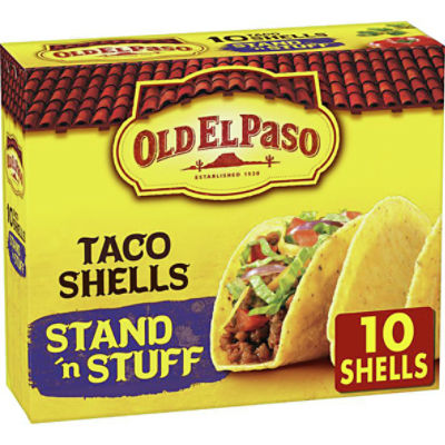 Old El Paso Old El Paso Stand 'N Stuff Taco Shells, 10 count, 4.7 oz, 4.7 Ounce 