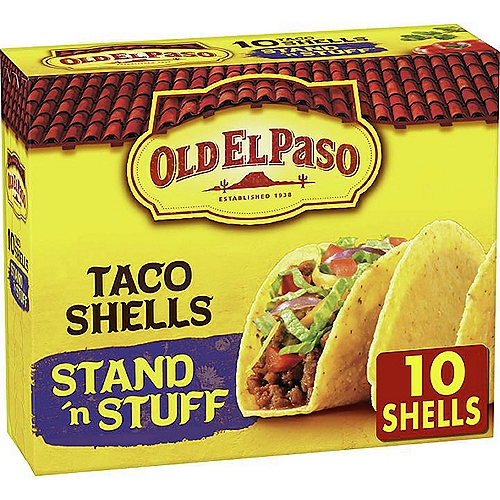 Old El Paso Stand 'N Stuff Taco Shells, 10 count, 4.7 oz