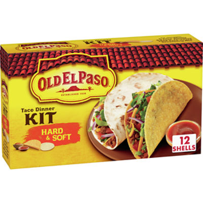 Old El Paso Hard & Soft Taco Dinner Kit, 11.4 oz, 11.4 Ounce