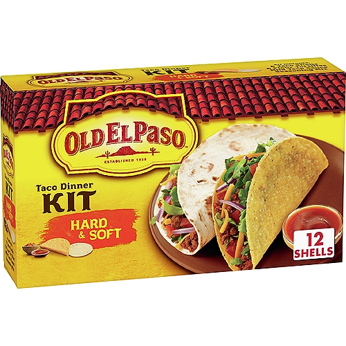 Old El Paso Hard & Soft Taco Dinner Kit, 11.4 oz