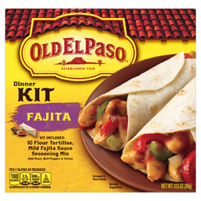 OLD EL PASO Fajita Dinner Kit, 12.5 oz, 12.5 Ounce