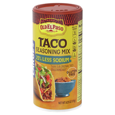 25% Less Sodium Taco Seasoning Mix - Aldi