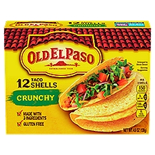 Old El Paso Crunchy Taco Shells, 12 count, 4.6 oz, 4.6 Ounce