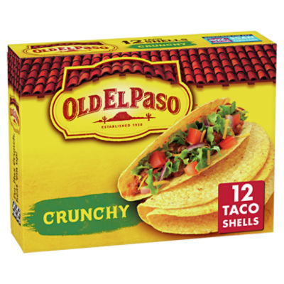 Old El Paso Old El Paso Crunchy Taco Shells, 12 count, 4.6 oz, 4.6 Ounce 