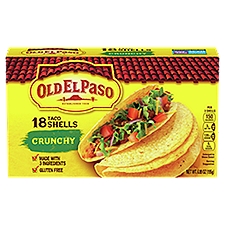 Old El Paso Crunchy, Taco Shells, 6.89 Ounce