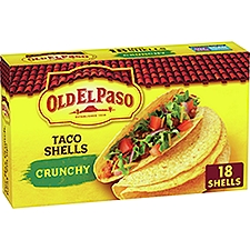 Old El Paso Crunchy Taco Shells, 18 count, 6.89 oz, 6.89 Ounce