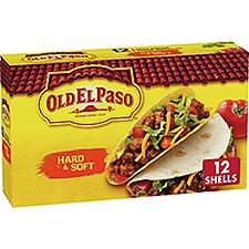 OLD EL PASO Hard & Soft Taco Shells and Flour Tortillas, 12 count, 7.4 oz, 7.4 Ounce