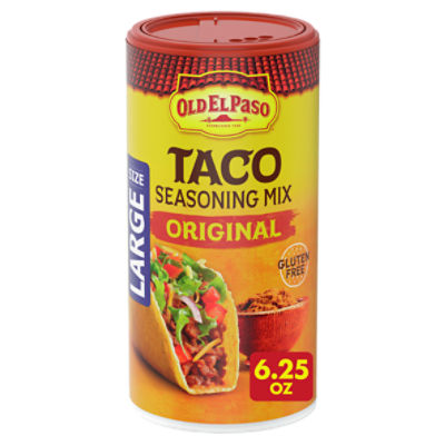 Old El Paso Original Taco Seasoning Mix Large Size, 6.25 oz