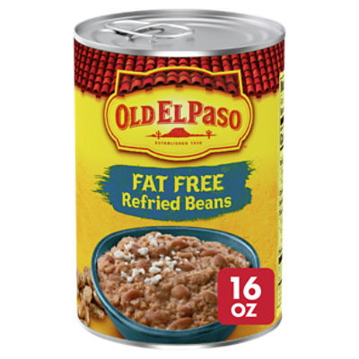 Old El Paso Fat Free Refried Beans, 16 oz