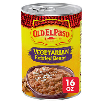 Old El Paso Vegetarian Refried Beans, 16 oz, 16 Ounce