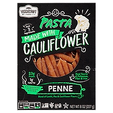Veggiecraft Farms Penne Pasta Made with Cauliflower, 8 oz