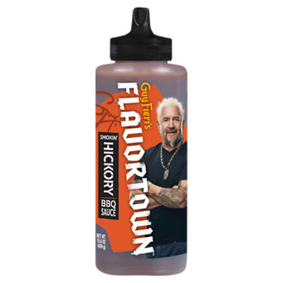 Guy Fieri Flavortown Smokin' Hickory BBQ Sauce, 15.5 oz